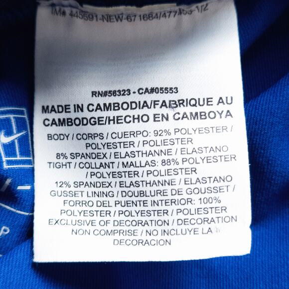 Nike Dri-Fit Tennis Skirt Blue Stretch Size Small Athleisure Tennis - Picture 5 of 6